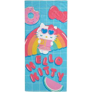 imageJay Franco Harry Potter Hogwarts Castle Kids Bath Pool Beach Towel  Super Soft ampamp Absorbent 100 Cotton Towel Measures 28 x 58Blue  Hello Kitty