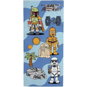 imageJay Franco Harry Potter Hogwarts Castle Kids Bath Pool Beach Towel  Super Soft ampamp Absorbent 100 Cotton Towel Measures 28 x 58Blue  Star Wars