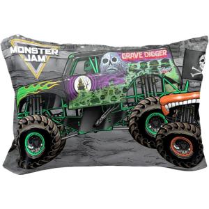 imageJay Franco Harry Potter Lettered 1 Pack Pillowcase  DoubleSided Kids Super Soft Bedding  Features Hogwarts Invitation Sealed Envelope Official Harry Potter ProductMulti  Monster Jam