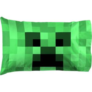 imageJay Franco Harry Potter Lettered 1 Pack Pillowcase  DoubleSided Kids Super Soft Bedding  Features Hogwarts Invitation Sealed Envelope Official Harry Potter ProductGreen  Minecraft