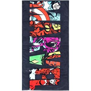 imageJay Franco Marvel Comics Avengers Bright Logo Kids Large BathPoolBeach Towel  Super Soft ampamp Absorbent Fade Resistant Cotton Towel Measures 34 x 64 inches Official Marvel Product