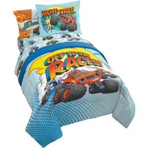 imageJay Franco Marvel Miles Morales New Kid 7 Piece Queen Bed Set  Includes Comforter ampamp Sheet Set Bedding  Super Soft Fade Resistant Microfiber Official Marvel ProductBlue  Blaze