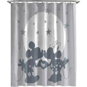imageJay Franco Marvel Spiderman Fabric Shower Curtain  Kids Grey Bathroom DecorGray  Mickey  Minnie