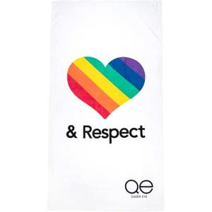 imageJay Franco Queer Eye Love ampamp Respect Large Pride BathPoolBeach Towel  Super Soft ampamp Absorbent Fade Resistant Cotton Towel Measures 34 x 64 inches Official Queer Eye Product