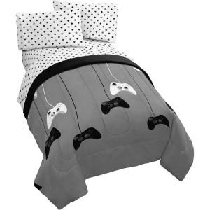 imageJay franco StarWars The Mandalorian The Child 4 Piece Twin Bed SetIncludes Reversible ComforterampampSheet SetBedding Features Baby YodaSuper Soft Fade Resistant Microfiber Official StarWars ProductGray  Game on