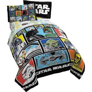 imageJay franco StarWars The Mandalorian The Child 4 Piece Twin Bed SetIncludes Reversible ComforterampampSheet SetBedding Features Baby YodaSuper Soft Fade Resistant Microfiber Official StarWars ProductMulti  Star Wars