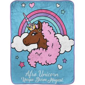 imageUnique Divine Magical Throw Blanket  Measures 46 x 60 inches Kids Bedding  Fade Resistant Super Soft Fleece Official Product