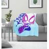 imageJay Franco Disney Pixar Toy Story Feather Knit Fluffy Throw Blanket  Woody and Buzz Lightyear Fuzzy Blanket Measures 50 x 60 inch  Super Soft Lightweight BeddingBlue  Ghost Spider