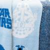 imageJay Franco Disney Pixar Toy Story Feather Knit Fluffy Throw Blanket  Woody and Buzz Lightyear Fuzzy Blanket Measures 50 x 60 inch  Super Soft Lightweight BeddingBlue  Star Wars