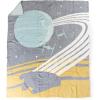 imageJay Franco Disney Pixar Toy Story Feather Knit Fluffy Throw Blanket  Woody and Buzz Lightyear Fuzzy Blanket Measures 50 x 60 inch  Super Soft Lightweight BeddingMulti  Star Wars
