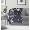 imageJay Franco Disney Pixar Toy Story Feather Knit Fluffy Throw Blanket  Woody and Buzz Lightyear Fuzzy Blanket Measures 50 x 60 inch  Super Soft Lightweight BeddingBlue  Nightmare Before Christmas