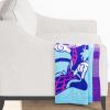 imageJay Franco Disney Pixar Toy Story Feather Knit Fluffy Throw Blanket  Woody and Buzz Lightyear Fuzzy Blanket Measures 50 x 60 inch  Super Soft Lightweight BeddingBlue  Ghost Spider