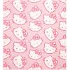 imageJay Franco Disney Pixar Toy Story Feather Knit Fluffy Throw Blanket  Woody and Buzz Lightyear Fuzzy Blanket Measures 50 x 60 inch  Super Soft Lightweight BeddingPink  Hello Kitty 02
