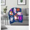 imageJay Franco Disney Pixar Toy Story Feather Knit Fluffy Throw Blanket  Woody and Buzz Lightyear Fuzzy Blanket Measures 50 x 60 inch  Super Soft Lightweight BeddingBlue  Spidey and Friends