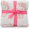 imageJay Franco Disney Pixar Toy Story Feather Knit Fluffy Throw Blanket  Woody and Buzz Lightyear Fuzzy Blanket Measures 50 x 60 inch  Super Soft Lightweight BeddingPink  Hello Kitty 01