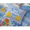imageJay Franco Trend Collector Believe 4 Piece Toddler Bed Set  Includes Comforter ampamp Sheet Set  Super Soft Fade Resistant Microfiber BeddingBlue  Little Baby Bum