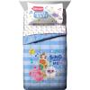 imageJay Franco Trend Collector Believe 4 Piece Toddler Bed Set  Includes Comforter ampamp Sheet Set  Super Soft Fade Resistant Microfiber BeddingBlue  Little Baby Bum