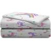 imageJay Franco Trend Collector Believe 4 Piece Toddler Bed Set  Includes Comforter ampamp Sheet Set  Super Soft Fade Resistant Microfiber BeddingGray  Believe