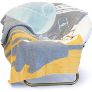imageJay Franco Disney Pixar Toy Story Feather Knit Fluffy Throw Blanket  Woody and Buzz Lightyear Fuzzy Blanket Measures 50 x 60 inch  Super Soft Lightweight BeddingMulti  Star Wars