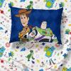 imageJay Franco Disney Toy Story Buzz ampamp Woody Full Sheet Set  4 Piece Set Super Soft and Cozy Kids Bedding  Fade Resistant Microfiber Sheets Official Disney ProductWhite  Toy Story