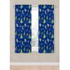 imageJay Franco Kids Window Drapes  4 Piece Curtain Set Includes 2 Tiebacks Beautiful Bedding Room Dcor and Easy Set Up Blue  Toy Story 63 Inch