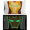 imageJay Franco Marvel Avengers Night Life Glow in The Dark 2 Pack Reversible Pillowcases Features Black Panther ampamp Iron Man  DoubleSided Kids Super Soft BeddingMulti  Avengers