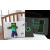 imageJay Franco Marvel Avengers Night Life Glow in The Dark 2 Pack Reversible Pillowcases Features Black Panther ampamp Iron Man  DoubleSided Kids Super Soft BeddingWhite  Minecraft