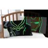 imageJay Franco Marvel Avengers Night Life Glow in The Dark 2 Pack Reversible Pillowcases Features Black Panther ampamp Iron Man  DoubleSided Kids Super Soft BeddingMulti  Avengers