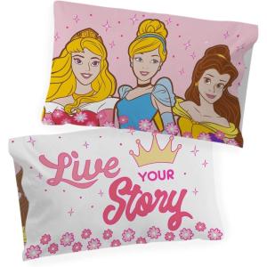 imageJay Franco Marvel Avengers Night Life Glow in The Dark 2 Pack Reversible Pillowcases Features Black Panther ampamp Iron Man  DoubleSided Kids Super Soft BeddingPink  Princess