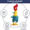 imageDisney Moana HEI HEI Fuzzy Plush Pillow Buddy  Super Soft Stuffed Pillow  20 inchesMulti  Hei Hei