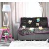imageJay Franco Disney Moana Plush Throw Blanket  Measures 40 x 50 Throw  Kids Super Soft Lightweight Fleece BeddingBlack  Hello Kitty