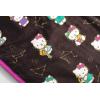 imageJay Franco Disney Moana Plush Throw Blanket  Measures 40 x 50 Throw  Kids Super Soft Lightweight Fleece BeddingBlack  Hello Kitty