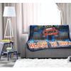 imageJay Franco Disney Moana Plush Throw Blanket  Measures 40 x 50 Throw  Kids Super Soft Lightweight Fleece BeddingBlue  Blaze