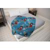 imageJay Franco Disney Moana Plush Throw Blanket  Measures 40 x 50 Throw  Kids Super Soft Lightweight Fleece BeddingBlue  Moana