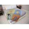 imageJay Franco Disney Moana Plush Throw Blanket  Measures 40 x 50 Throw  Kids Super Soft Lightweight Fleece BeddingMulti  Bluey