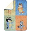 imageJay Franco Disney Moana Plush Throw Blanket  Measures 40 x 50 Throw  Kids Super Soft Lightweight Fleece BeddingMulti  Bluey