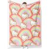 imageJay Franco Disney Moana Plush Throw Blanket  Measures 40 x 50 Throw  Kids Super Soft Lightweight Fleece BeddingMulti  Hello Kitty
