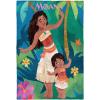 imageJay Franco Disney Moana Plush Throw Blanket  Measures 40 x 50 Throw  Kids Super Soft Lightweight Fleece BeddingMulti  Moana