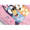 imageJay Franco Disney Moana Plush Throw Blanket  Measures 40 x 50 Throw  Kids Super Soft Lightweight Fleece BeddingPink  Bluey