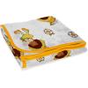 imageJay Franco Disney Moana Plush Throw Blanket  Measures 40 x 50 Throw  Kids Super Soft Lightweight Fleece BeddingWhite  Orange Blossom