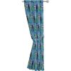 imageJay Franco Kids Window Drapes  4 Piece Curtain Set Includes 2 Tiebacks Beautiful Bedding Room Dcor and Easy Set Up Blue  Minecraft 63 Inch