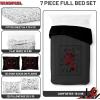 imageJay Franco Minecraft Creeper Full Comforter Set  7 Piece Gamer Bedding Includes Sheet Set ampamp Pillow Covers  Super Soft Checkered BeddingGray  Deadpool