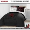 imageJay Franco Minecraft Creeper Full Comforter Set  7 Piece Gamer Bedding Includes Sheet Set ampamp Pillow Covers  Super Soft Checkered BeddingGray  Deadpool