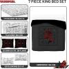 imageJay Franco Minecraft Creeper Full Comforter Set  7 Piece Gamer Bedding Includes Sheet Set ampamp Pillow Covers  Super Soft Checkered BeddingGray  Deadpool
