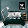 imageJay Franco Minecraft Creeper Full Comforter Set  7 Piece Gamer Bedding Includes Sheet Set ampamp Pillow Covers  Super Soft Checkered BeddingGreen  Minecraft 01