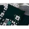imageJay Franco Minecraft Creeper Full Comforter Set  7 Piece Gamer Bedding Includes Sheet Set ampamp Pillow Covers  Super Soft Checkered BeddingGreen  Minecraft 01