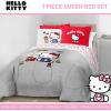 imageJay Franco Minecraft Creeper Full Comforter Set  7 Piece Gamer Bedding Includes Sheet Set ampamp Pillow Covers  Super Soft Checkered BeddingGrey  Hello Kitty