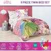 imageJay Franco Minecraft Creeper Full Comforter Set  7 Piece Gamer Bedding Includes Sheet Set ampamp Pillow Covers  Super Soft Checkered BeddingPink  Princess 01