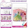imageJay Franco Minecraft Creeper Full Comforter Set  7 Piece Gamer Bedding Includes Sheet Set ampamp Pillow Covers  Super Soft Checkered BeddingPink  Princess 01