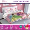 imageJay Franco Minecraft Creeper Full Comforter Set  7 Piece Gamer Bedding Includes Sheet Set ampamp Pillow Covers  Super Soft Checkered BeddingPink  Princess 01